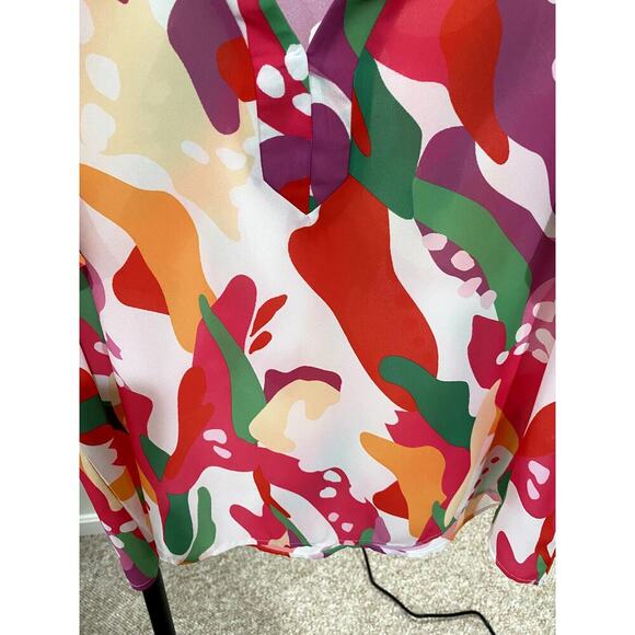 Flying Tomato Summer Woven Top - Size Large (EUC) - Picture 3 of 7